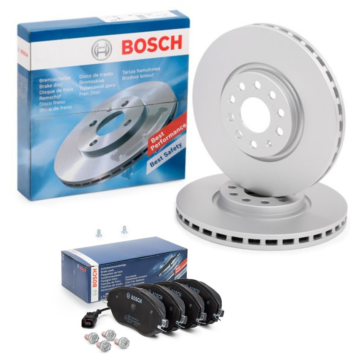 Kit de travões BOSCH BSH3405N0182 BOSCH BSH3405N0182: Kit travões Volkswagen TIGUAN 2019