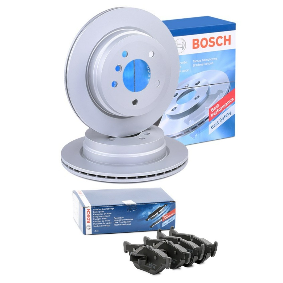 Brake discs and pads set BOSCH BSH3405N0185 BOSCH BSH3405N0185 BMW X1 2014 Brake pads and discs price