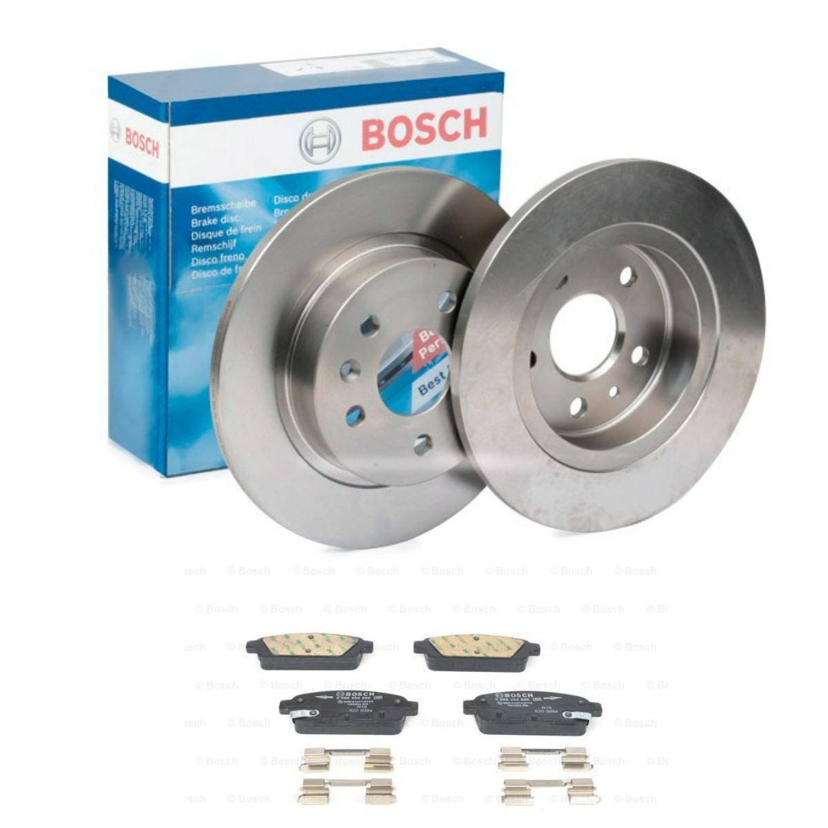 Bromssats, skivbroms BOSCH BSH3405N0204 BOSCH BSH3405N0204 Bromsbelägg och bromsskivor OPEL MOKKA 2025