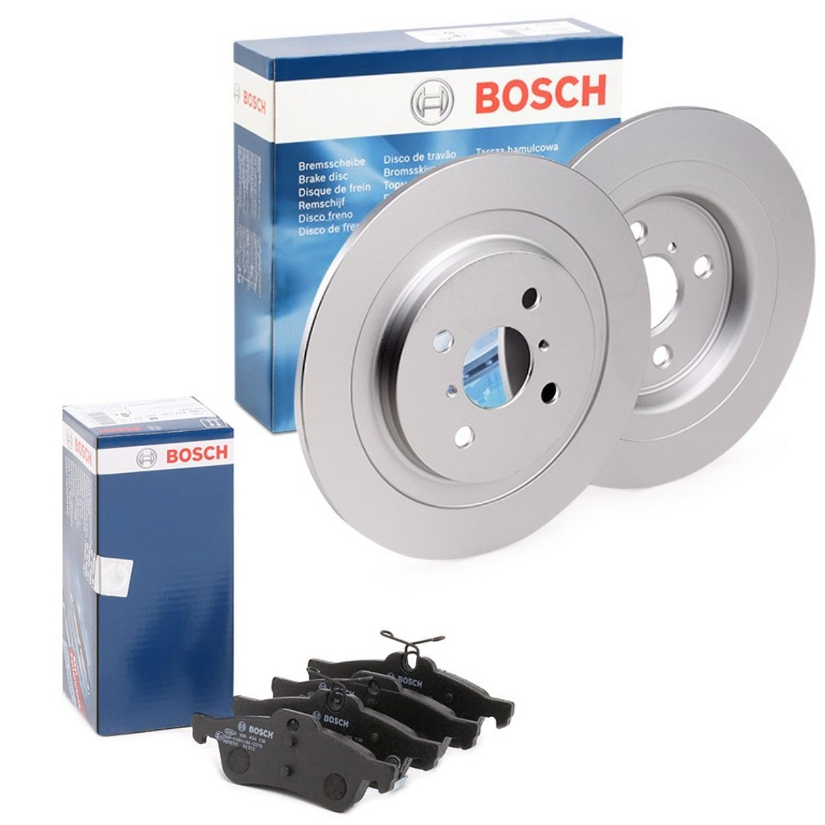 BOSCH Bremseskiver og -klosser BSH3405N0208 BOSCH BSH3405N0208 Bremsekit Toyota GT86 Coupé pris