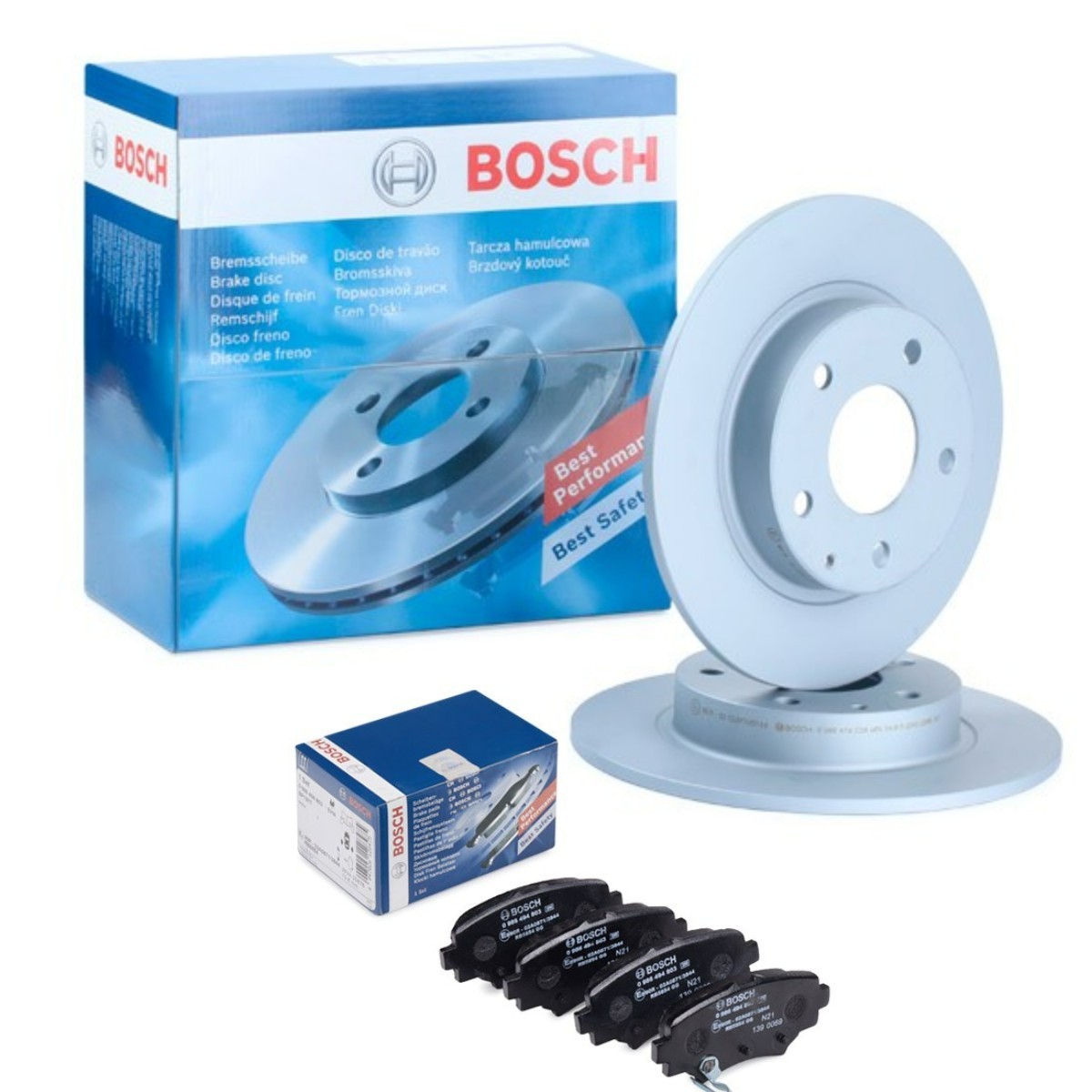 BOSCH Pidurikomplekt, ketaspidur BSH3405N0225 BOSCH BSH3405N0225 Pidurikomplekt Mazda 121 DA hind