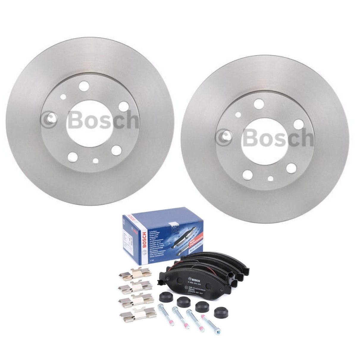 BOSCH Remschijven en blokken BSH3405N0234 BOSCH BSH3405N0234 Remschijven en remblokken Fiat Tempra SW goedkoop