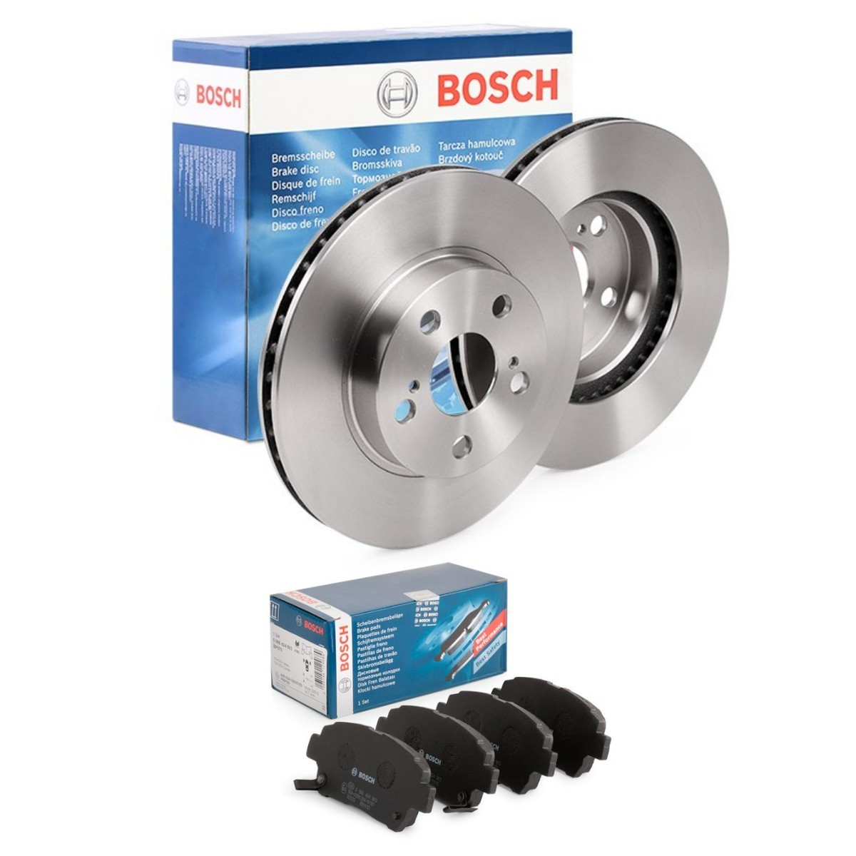 BOSCH Bremseskiver og -klosser BSH3405N0248 BOSCH BSH3405N0248 Bremseskiver og klosser Vios / Yaris III Sedan (XP150) pris