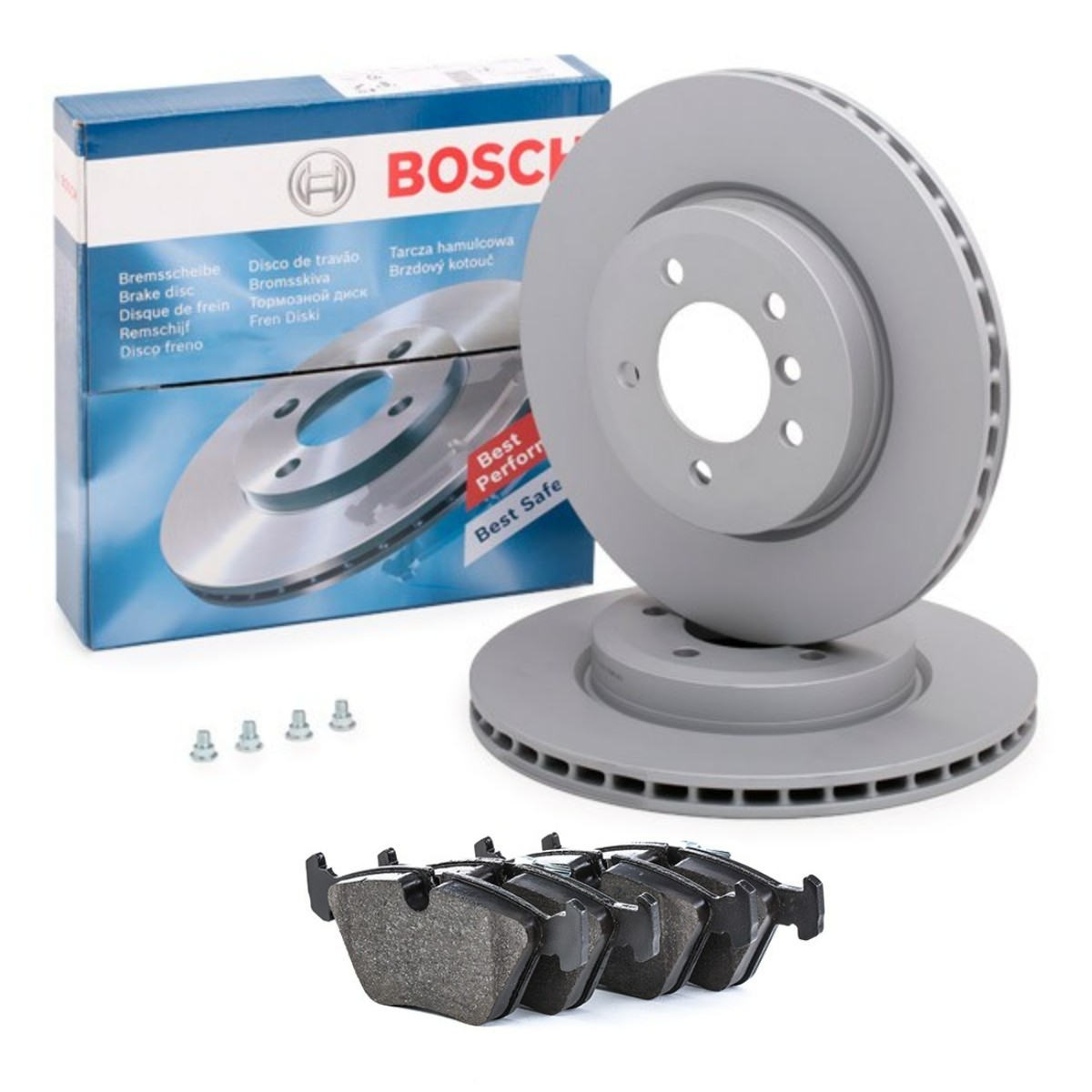 Bremseskiver og -klosser BOSCH BSH3405N0258 BOSCH BSH3405N0258: Bremseskiver og klosser BMW 3-serie 2002