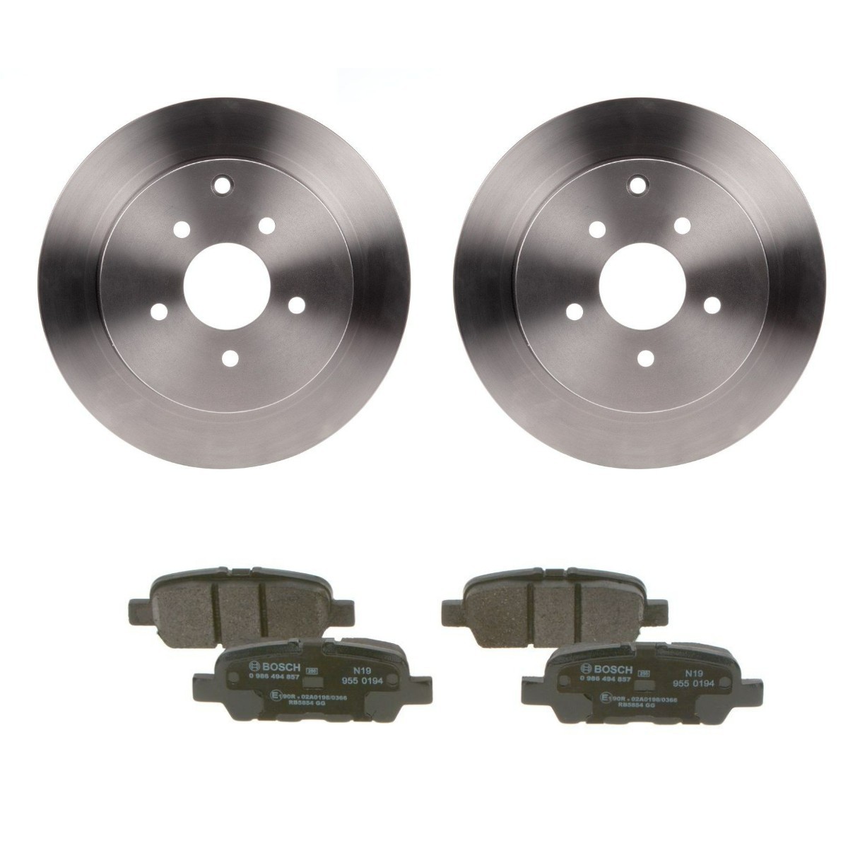 BOSCH Disques et plaquettes de freins BSH3405N0273 BSH3405N0273 Kit disque et plaquette de frein NISSAN PULSAR BOSCH