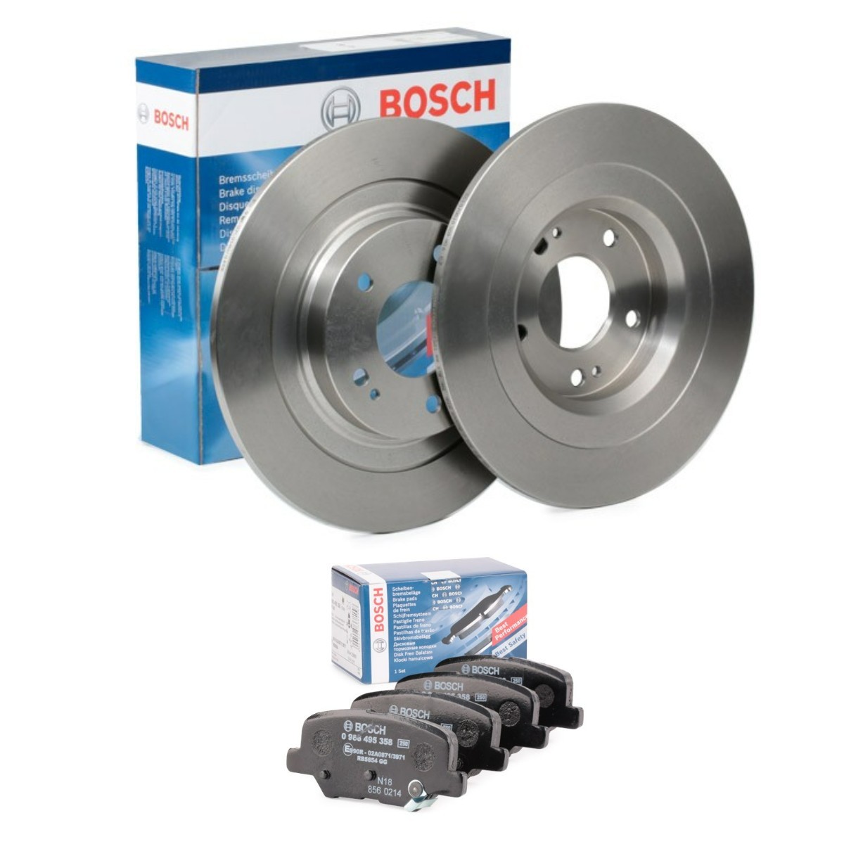 BOSCH Bremsscheiben und -beläge BSH3405N0285 BSH3405N0285 BOSCH L200 / Triton IV Pritsche / Fahrgestell (KA, KB) Bremsen Set Preis