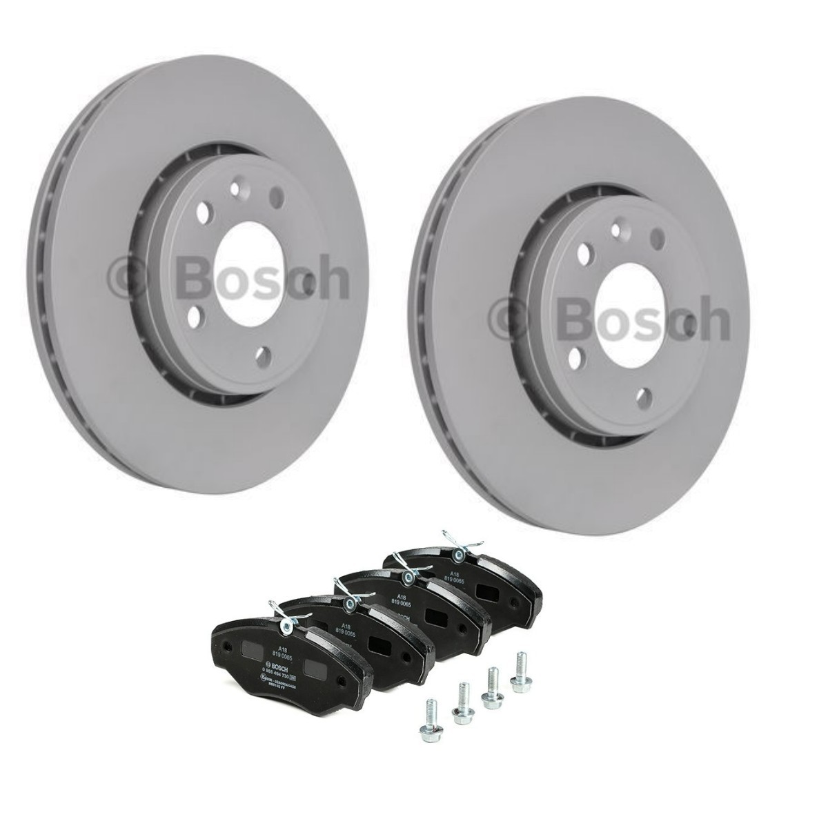 Brake discs and pads set BOSCH BSH3405N0294 BOSCH BSH3405N0294 OPEL VIVARO 2013 brake discs and pads price