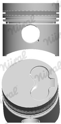 NÜRAL Êmbolo 87-109811-10 NÜRAL 87-109811-10 originais Pistão Audi 80 B2 custo