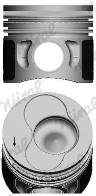 NÜRAL Stempel 87-114900-25 Motor stempel Audi 4B5, C5 87-114900-25 NÜRAL