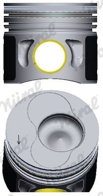Êmbolo NÜRAL 87-114900-60 NÜRAL 87-114900-60 Êmbolo motor AUDI A3 1999