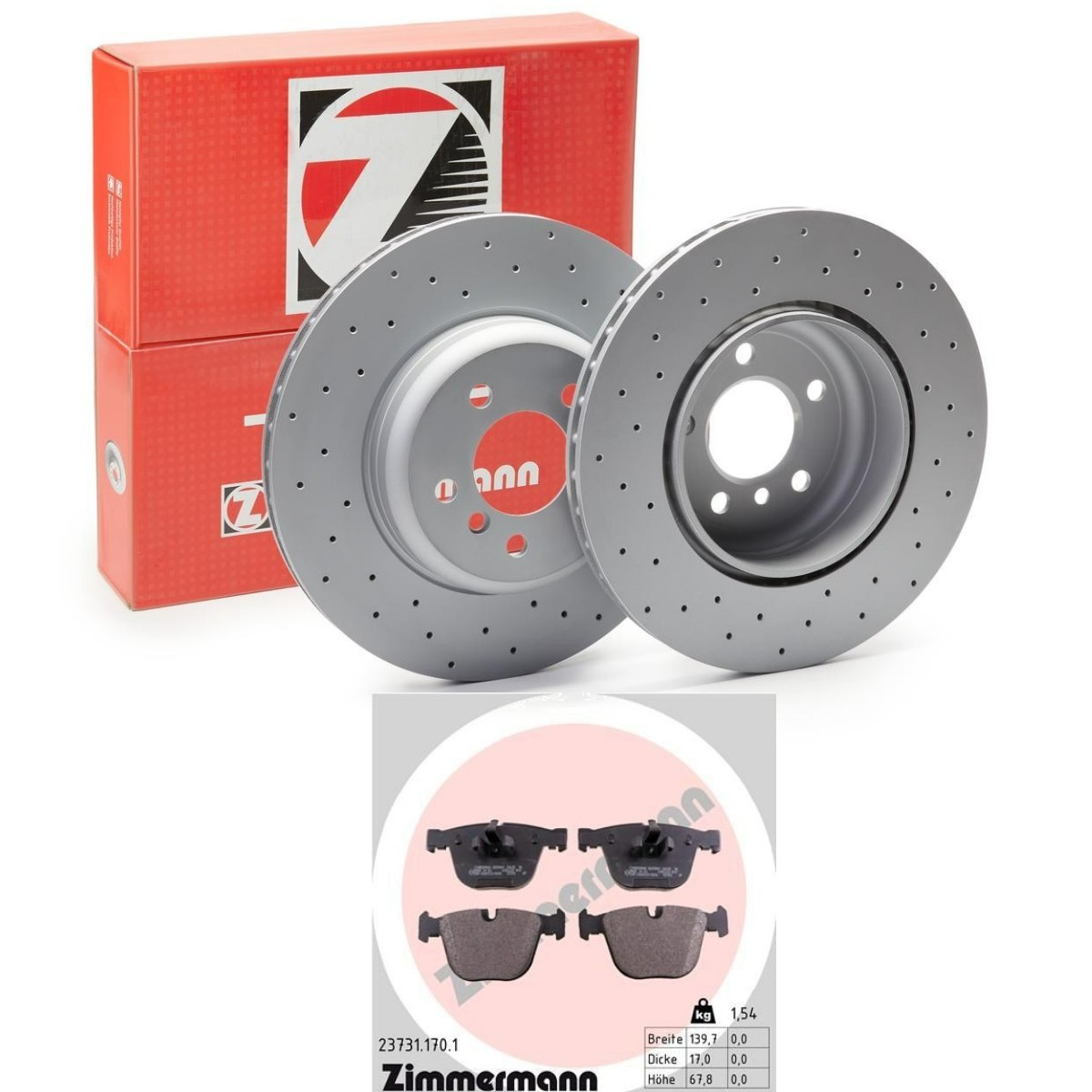 ZIMMERMANN Pidurikomplekt, ketaspidur ZMN3405N0046 Pidurikomplekt ZIMMERMANN TRANSIT COURIER ZMN3405N0046 odav