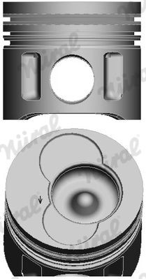 NÜRAL Piston 87-501500-00 NÜRAL 87-501500-00 Piston