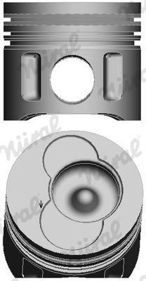 Stempel NÜRAL 87-501507-10 NÜRAL 87-501507-10 Motor stempel Volkswagen LT 2002