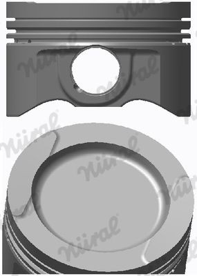 Piston NÜRAL 87-501807-10 NÜRAL 87-501807-10 Piston moteur Audi 80 2008