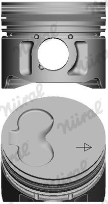 Kolben NÜRAL 87-990111-40 NÜRAL 87-990111-40: Motor Kolben Volkswagen CADDY 2003