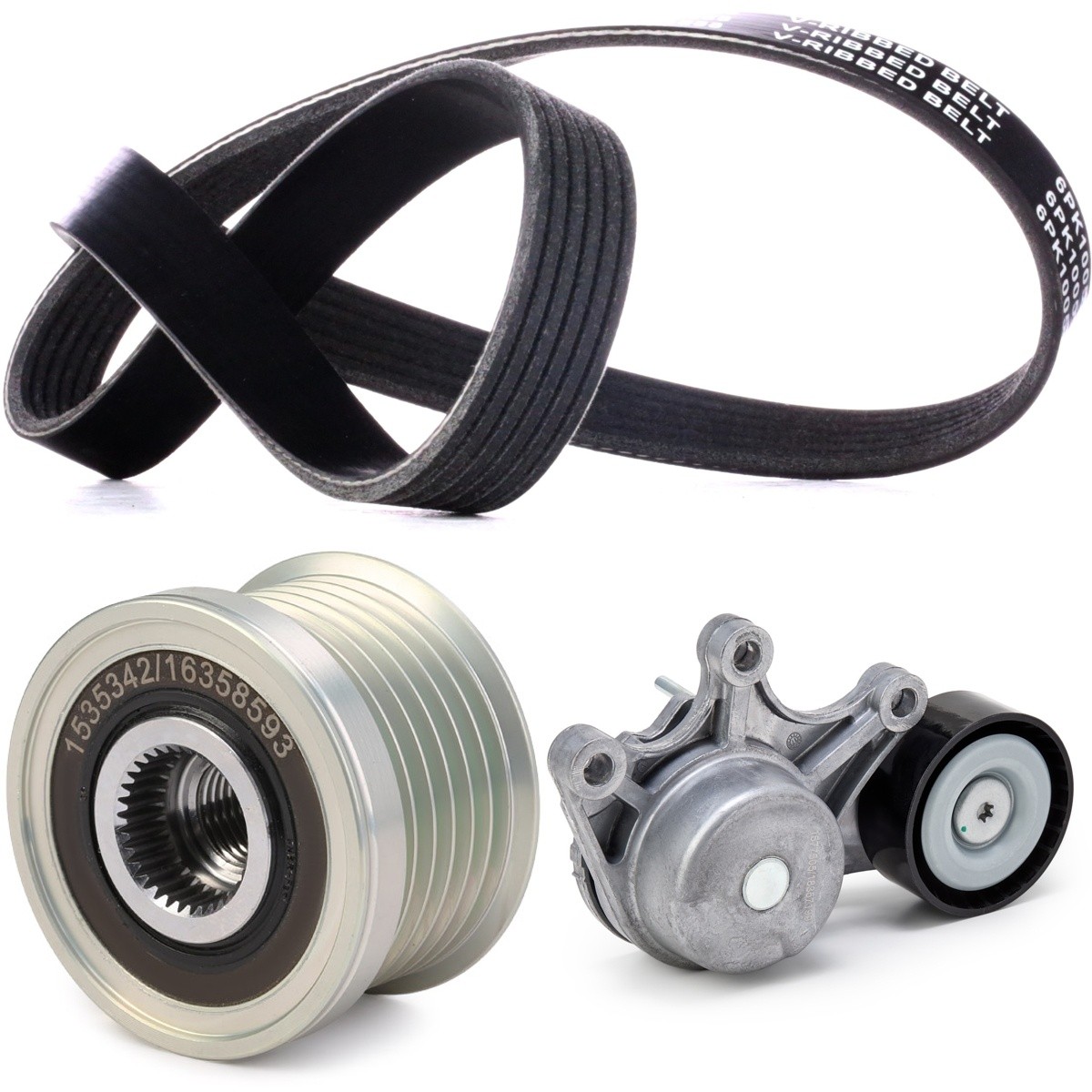 RIDEX Σετ ιμάντων poly-V 542R1252 Σετ ιμάντων poly-v RIDEX Σειρά 2 542R1252 φθηνά