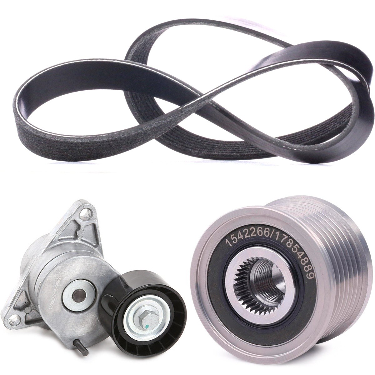 RIDEX Keilrippenriemensatz 542R1256 Keilrippenriemensatz RIDEX Nissan SKYLINE 542R1256