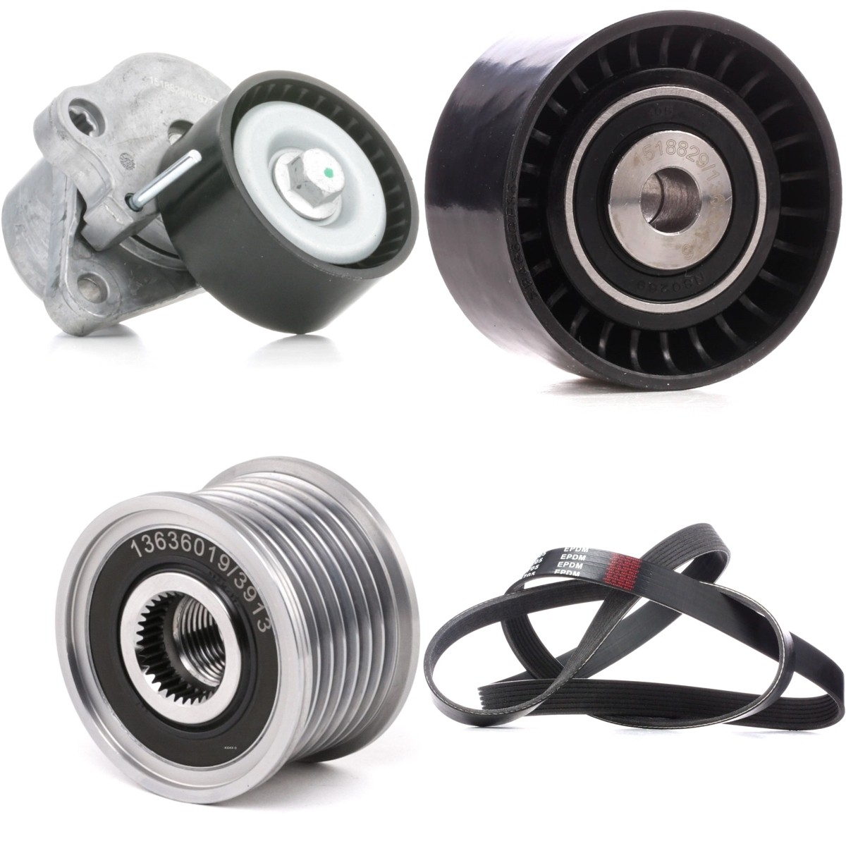 RIDEX Ozubený klinový remeň - Sada 542R1265 542R1265 Sada klinového rebrovaného remena RIDEX RENAULT 25