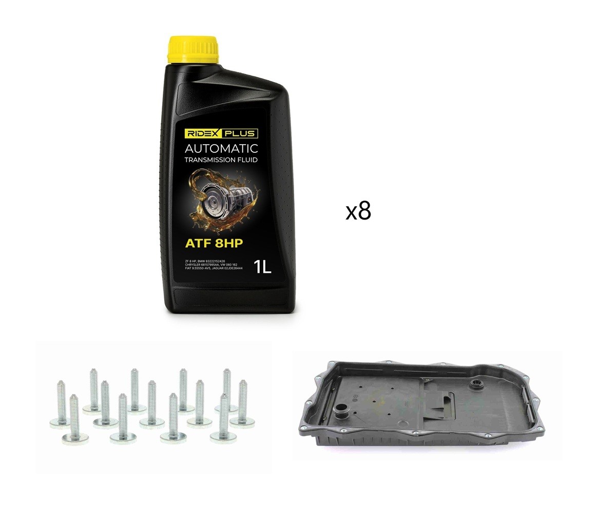 RIDEX PLUS Sæt til olieskift automatgearkasse 4921O0006P Gearkasse filter JAGUAR RIDEX PLUS 4921O0006P