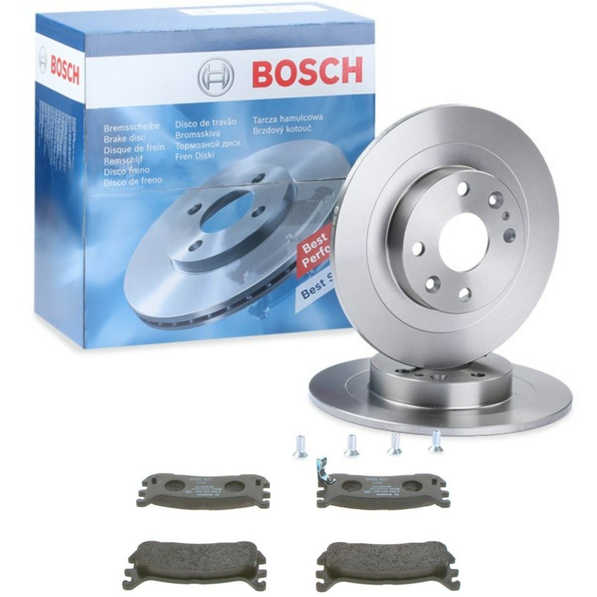 BOSCH Bremseskiver og klodser BSH3405N0302 BOSCH BSH3405N0302 Bremsesæt skivebremser Mazda 626 GC billig