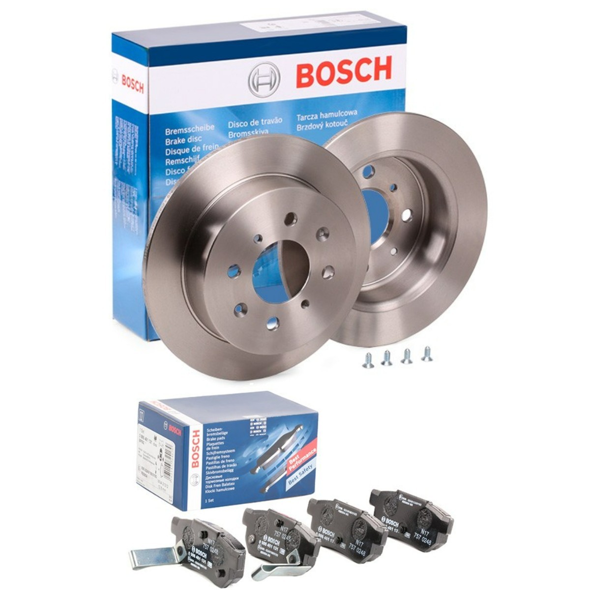 Σετ φρένων, δισκόφρενα BOSCH BSH3405N0312 BOSCH BSH3405N0312: Τακάκια και δισκόπλακες Honda CIVIC 2007