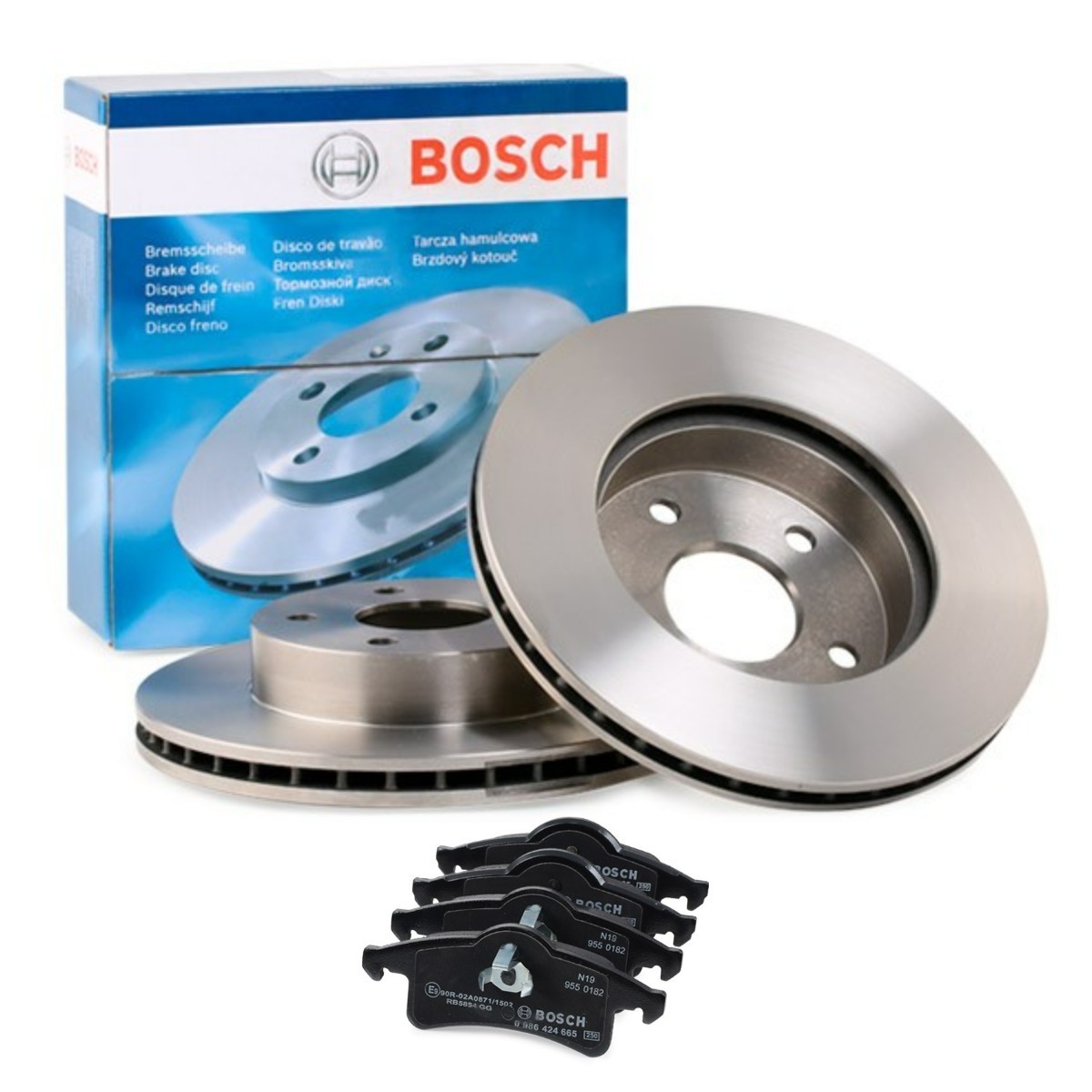 BOSCH Remschijven en blokken BSH3405N0325 BOSCH BSH3405N0325 Remschijven en -blokken FIAT IDEA originele