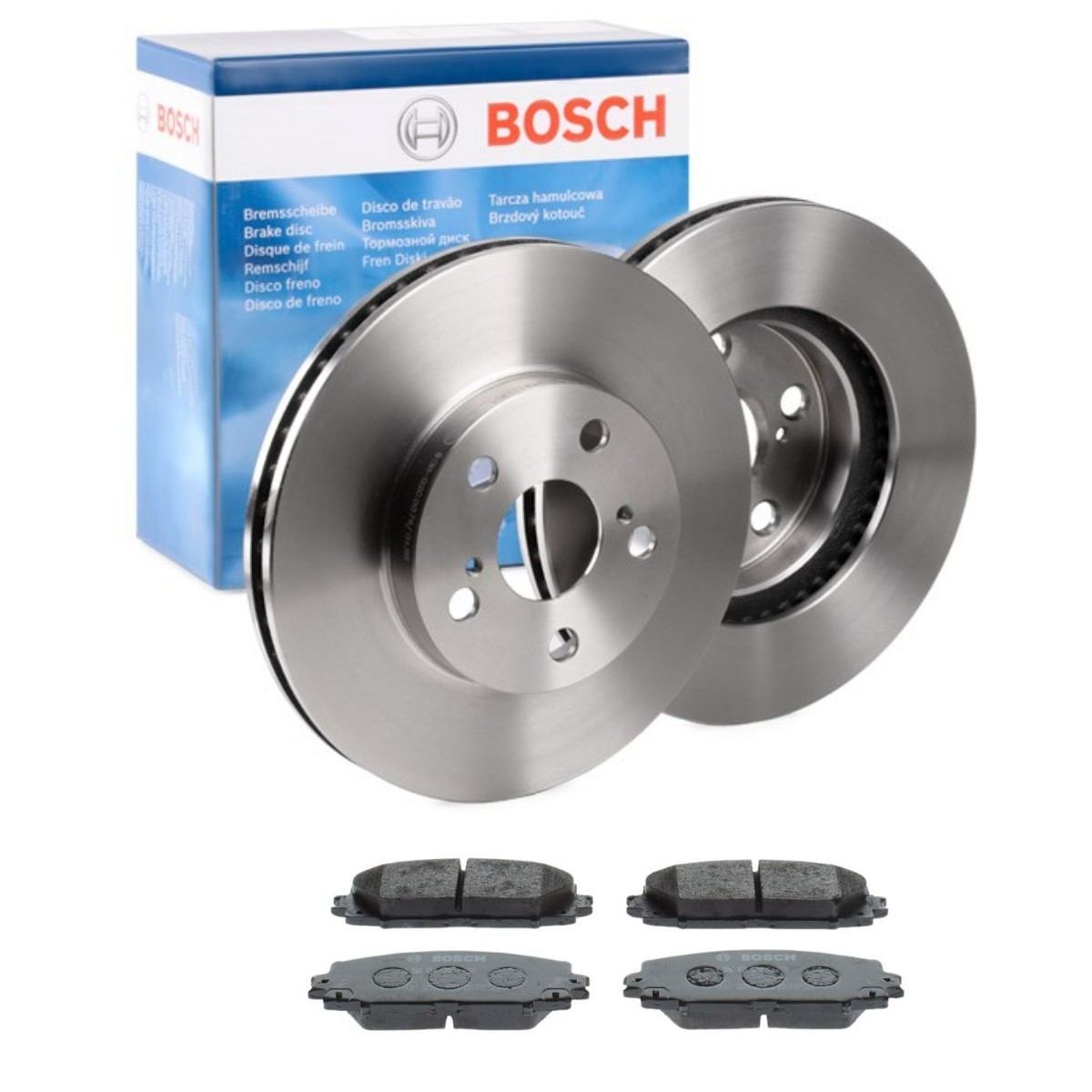 BOSCH Remschijven en blokken BSH3405N0330 BOSCH BSH3405N0330 Remmenset TOYOTA Hiace Bus (H100, H200) goedkoop