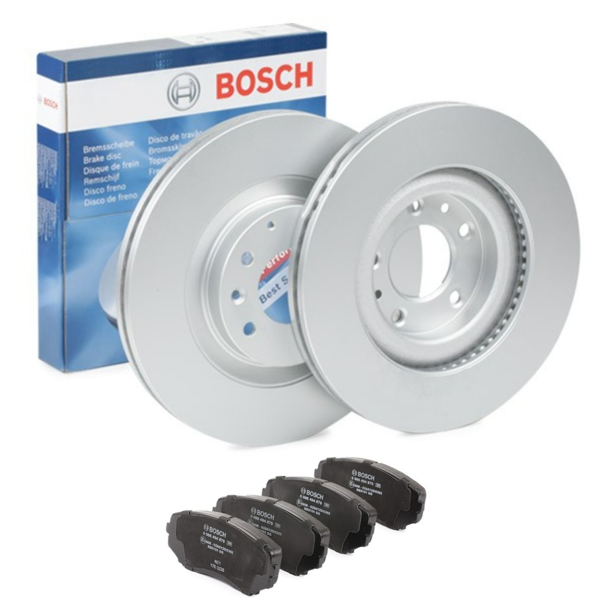 BOSCH Bromssats, skivbroms BSH3405N0334 BOSCH BSH3405N0334 Bromsskivor och bromsbelägg Lexus SC kostand
