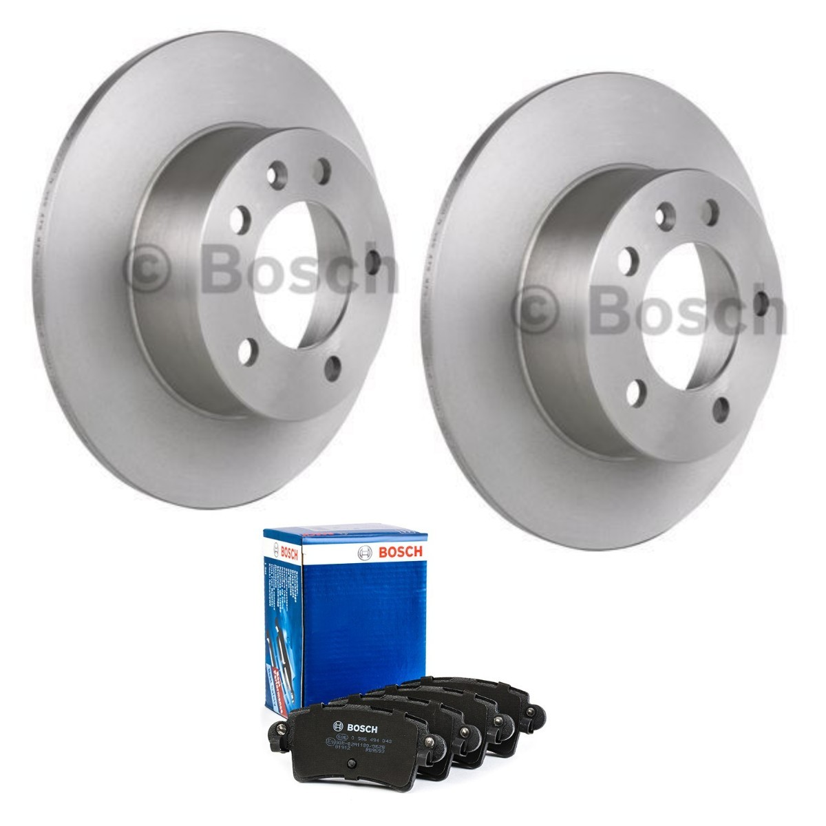 BOSCH Remschijven en blokken BSH3405N0341 BOSCH BSH3405N0341 Remblokken en -schijven NV200 / Evalia Bus (M20) prijs