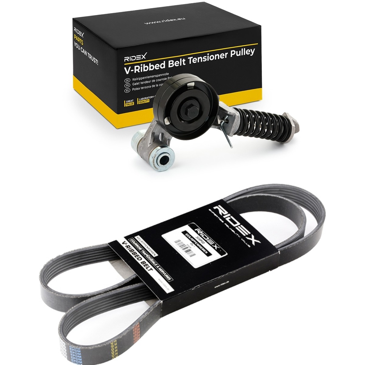 RIDEX Kit Cinghie Poly-V 542R1303 542R1303 Kit cinghie poly-v RIDEX OPEL COMBO costo