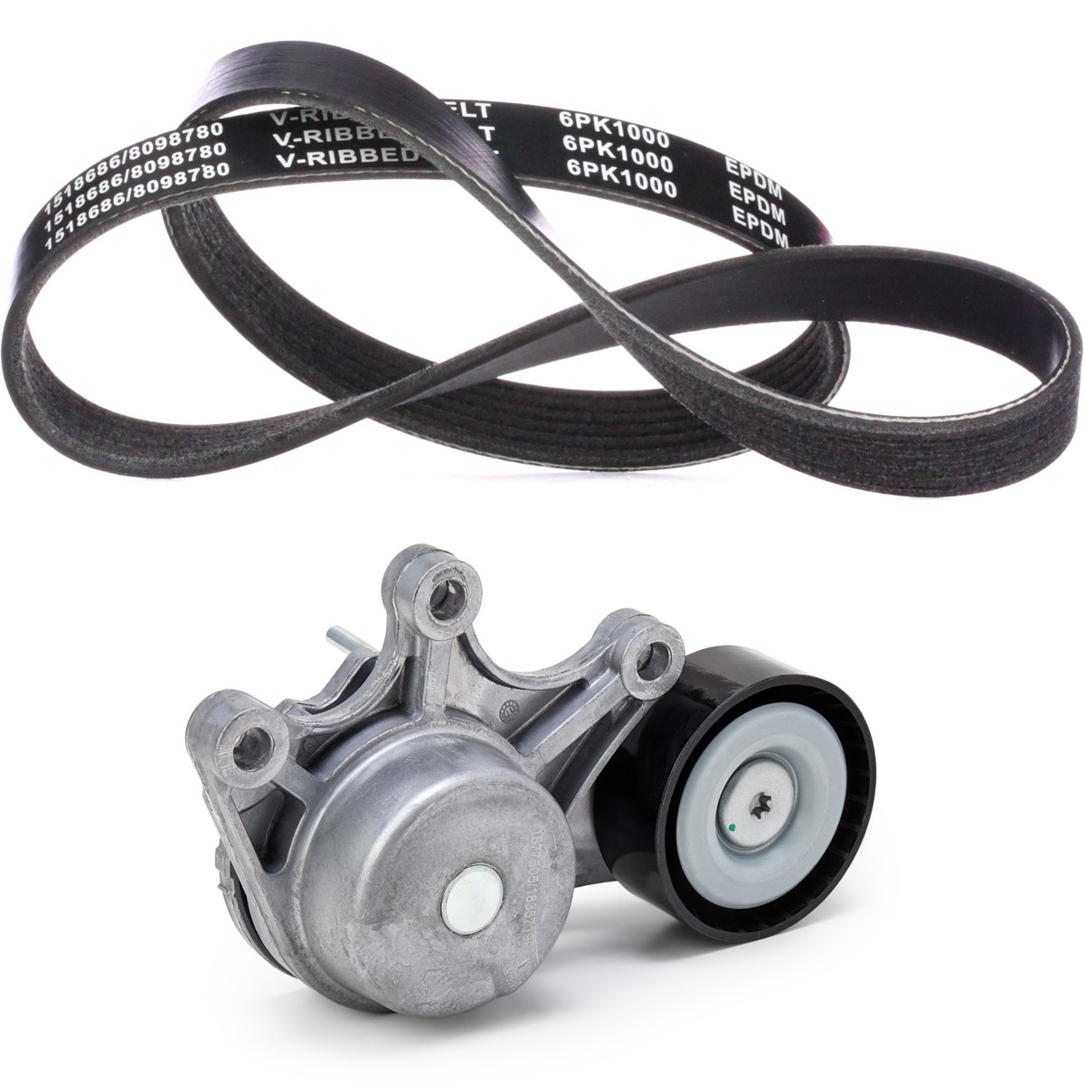 RIDEX Jeu de courroies trapézoïdales à nervures 542R1318 Kit de courroie d'accessoire RIDEX Série 8 542R1318 pas cher