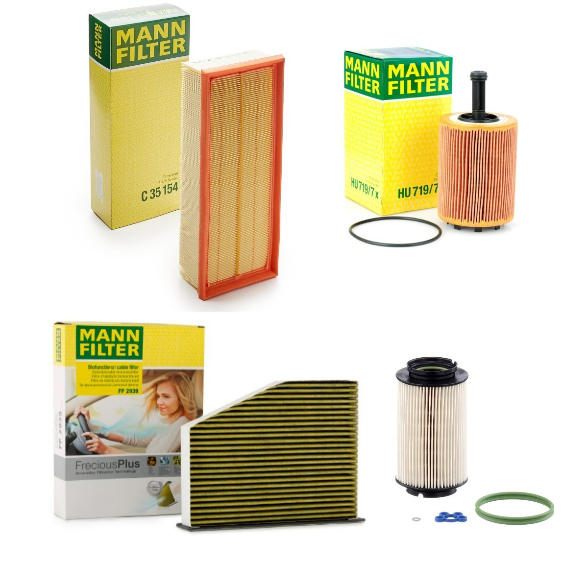 MANN-FILTER Kit de filtres MNF4055N0103 MNF4055N0103 Kit de filtres MANN-FILTER VOLKSWAGEN LT