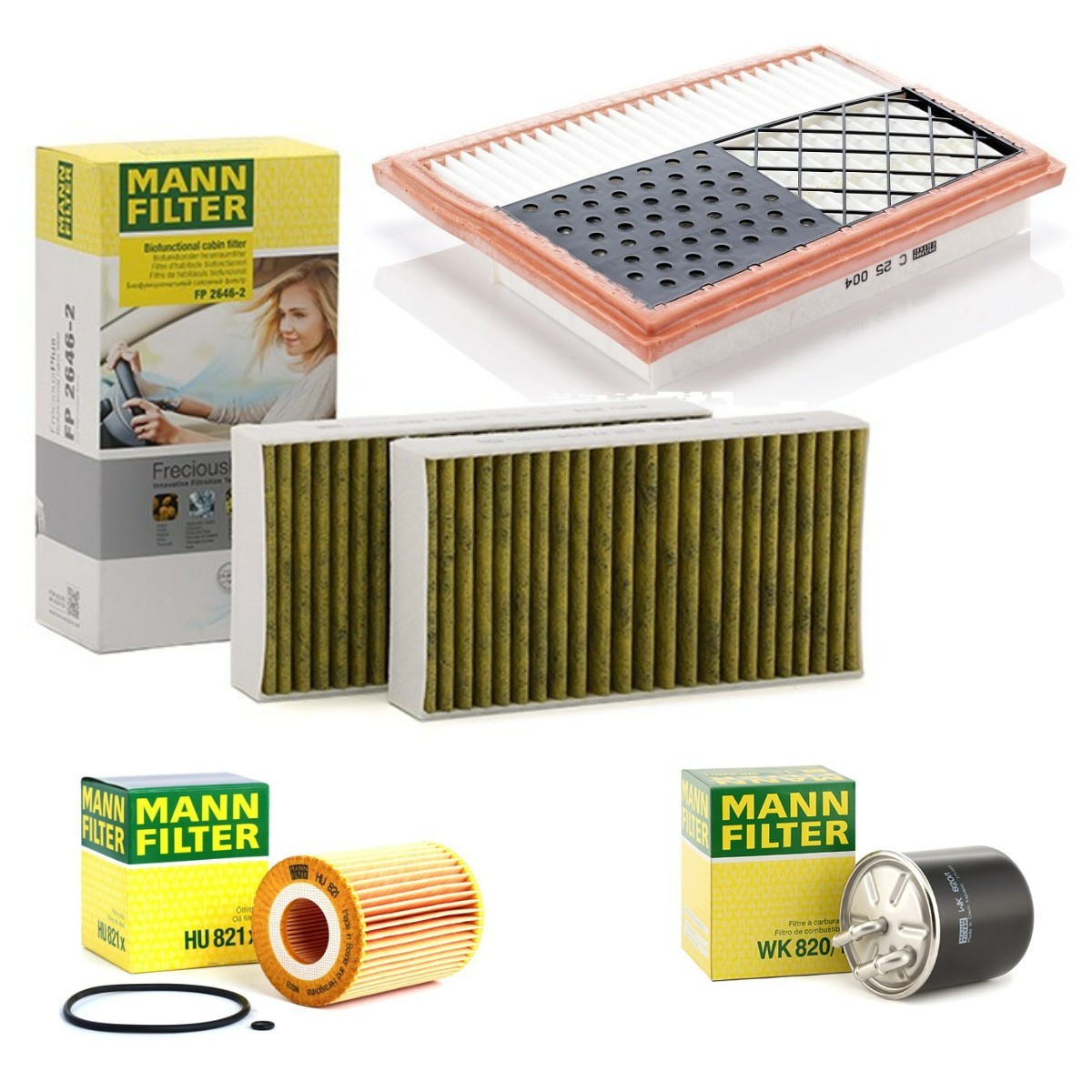 MANN-FILTER Kit de filtres MNF4055N0112 MANN-FILTER MNF4055N0112 Kit de filtres Hyundai ix55 d'origine