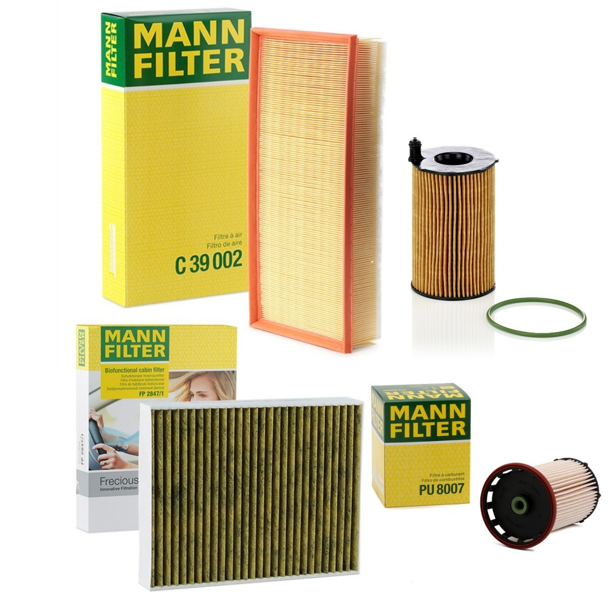 MANN-FILTER Kit de filtres MNF4055N0132 Kit de filtres MANN-FILTER LT MNF4055N0132 pas cher