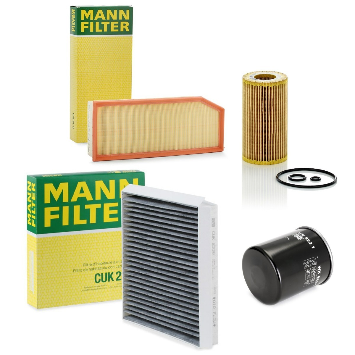 MANN-FILTER Filter kit MNF4055N0149 Servicekit og filtersæt MANN-FILTER GLS MNF4055N0149 billig