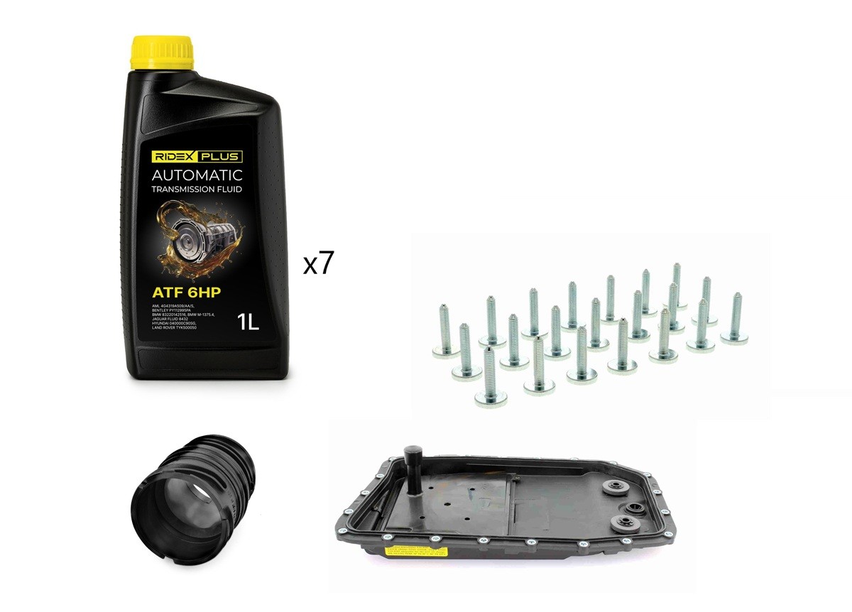 RIDEX PLUS Automaatkäigukasti õlivahetuskomplek 4921O0002P Osade komplekt, õlivahetus- automaatkäigukast RIDEX PLUS Q3 4921O0002P odav