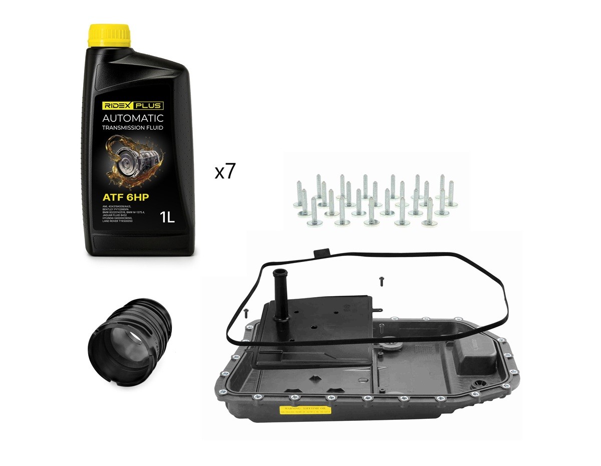 RIDEX PLUS Sett til oljeskift, automatisk girkasse 4921O0004P 4921O0004P Delesett, oljeskift automatisk girkasse AUDI A4 RIDEX PLUS