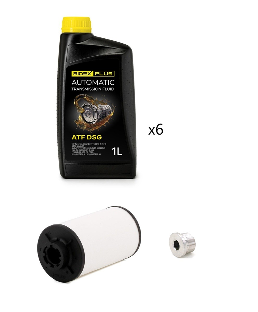 RIDEX PLUS Kit tagliando cambio automatico 4921O0011P 4921O0011P Kit componenti, cambio olio-cambio automatico AUDI RIDEX PLUS costo