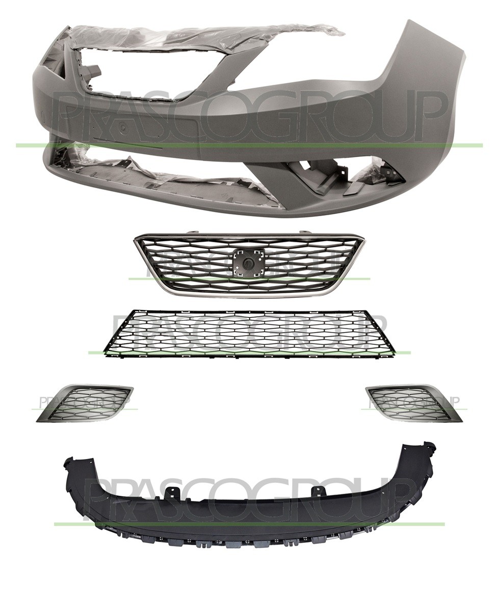 PRASCO Støtfangersett PRS100764N045 Støtfanger PRASCO Seat Mii Premium PRS100764N045