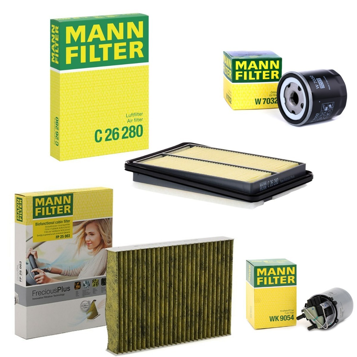 MANN-FILTER Filter-komplekt MNF4055N0160 MANN-FILTER MNF4055N0160 Filter-komplekt Renault Trafic 3 odav