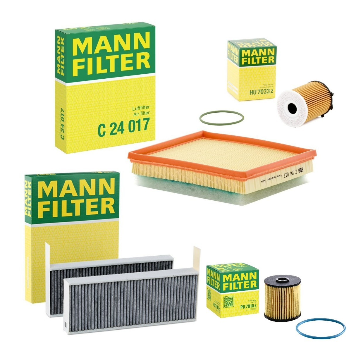 MANN-FILTER Filterset MNF4055N0180 MNF4055N0180 Onderhoudspakket en filterset PEUGEOT 405 MANN-FILTER
