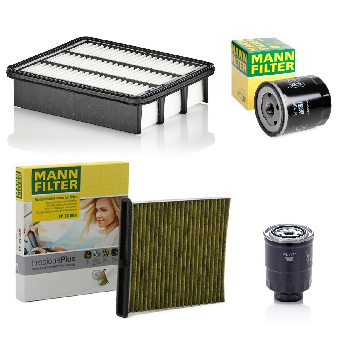 MANN-FILTER Filterset MNF4055N0182 MNF4055N0182 Inspektionspaket und Filterset MANN-FILTER IVECO MASSIF