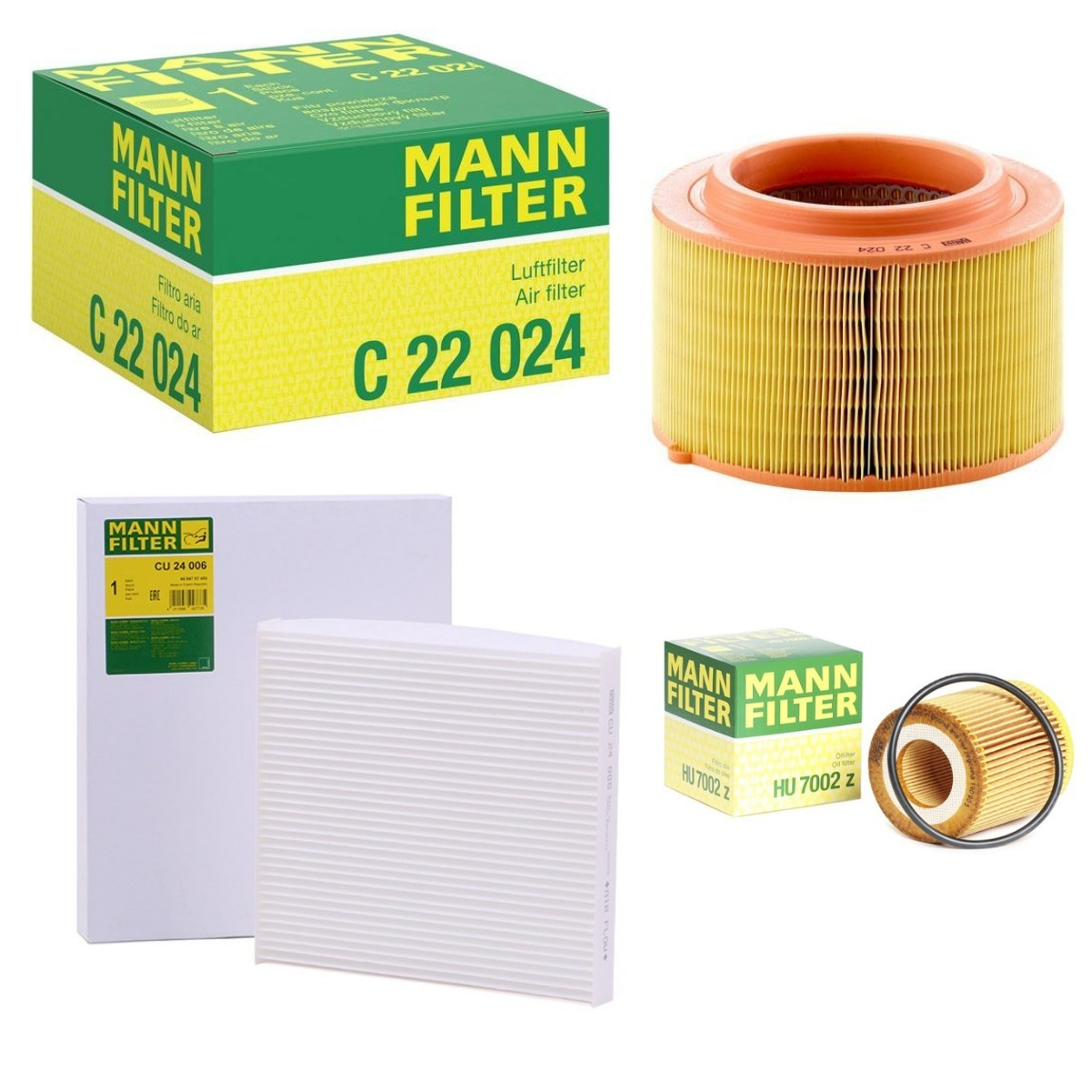 MANN-FILTER Filtrs-Komplekts MNF4055N0183 MANN-FILTER MNF4055N0183 orģinālās Filtrs-komplekts Mazda CX 7 ER cena