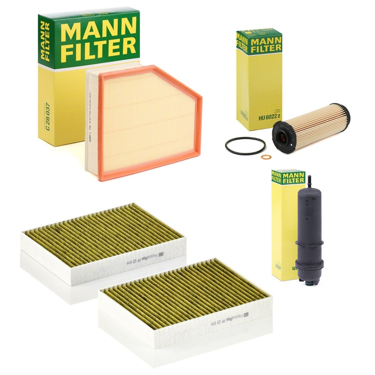 MANN-FILTER Kit de filtros MNF4055N0186 Elemento de filtro MANN-FILTER Hyundai H350 MNF4055N0186