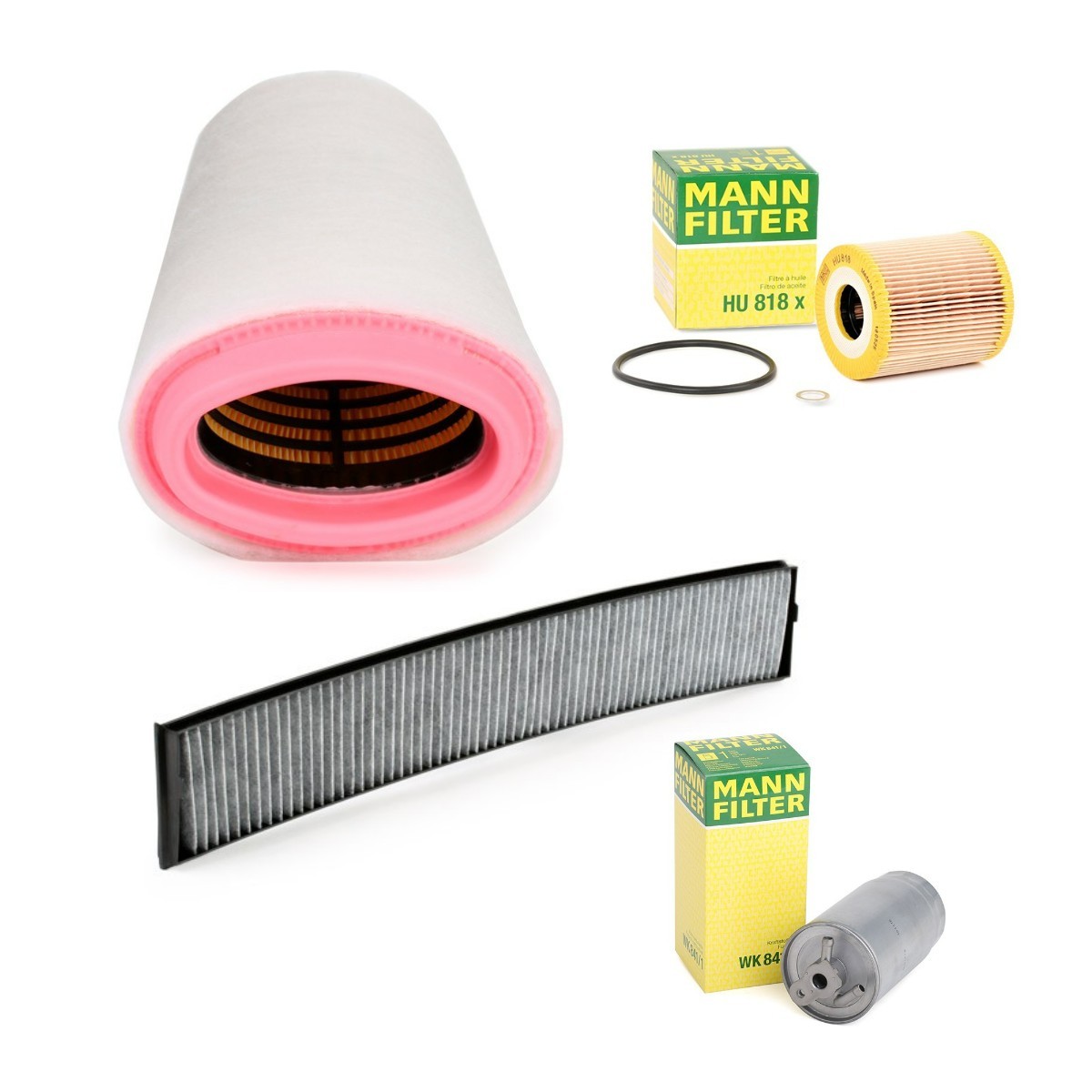 MANN-FILTER Filterset MNF4055N0188 Inspektionspaket und Filterset MANN-FILTER Iveco MASSIF MNF4055N0188