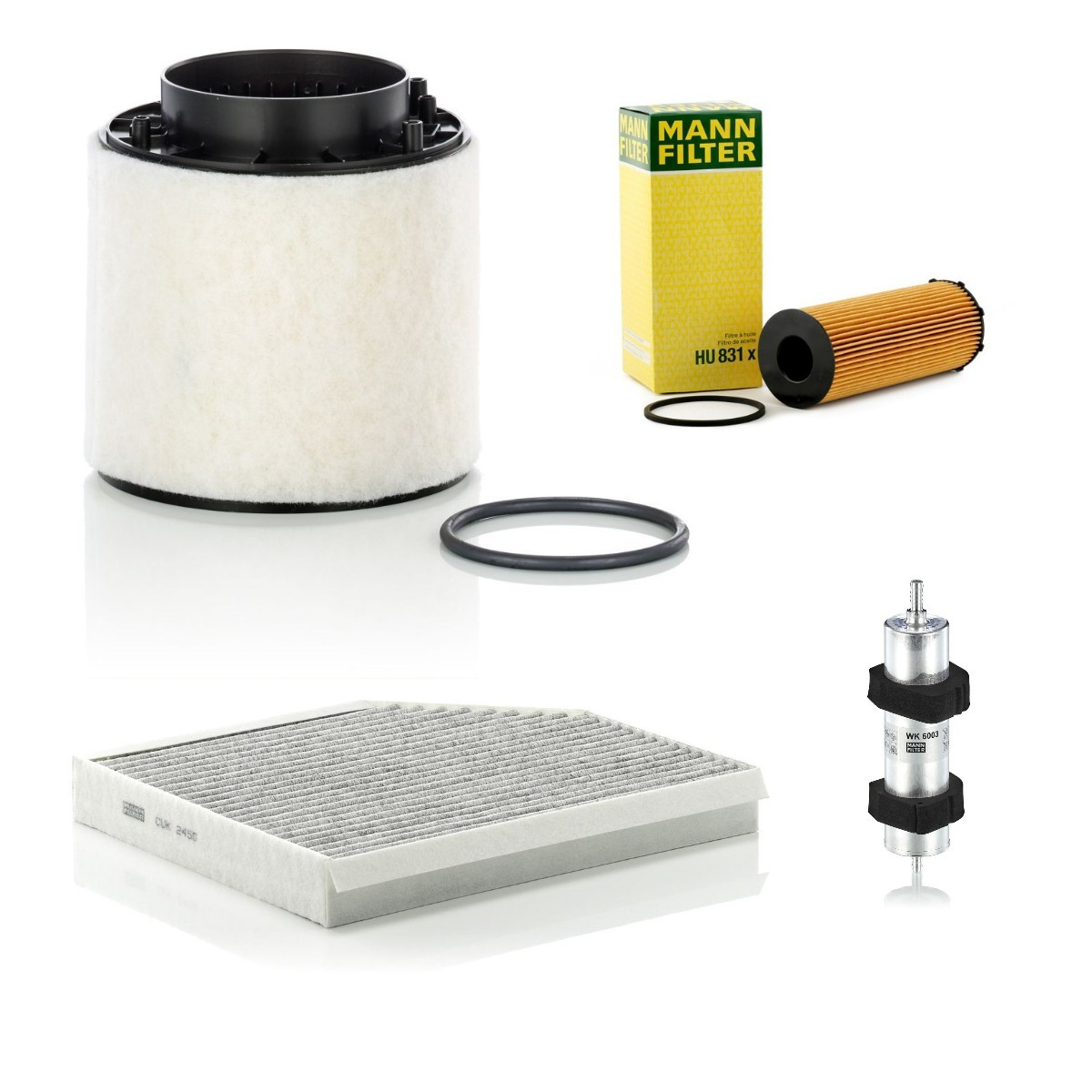 MANN-FILTER Filter kit MNF4055N0192 Servicekit og filtersæt LAND ROVER MANN-FILTER MNF4055N0192