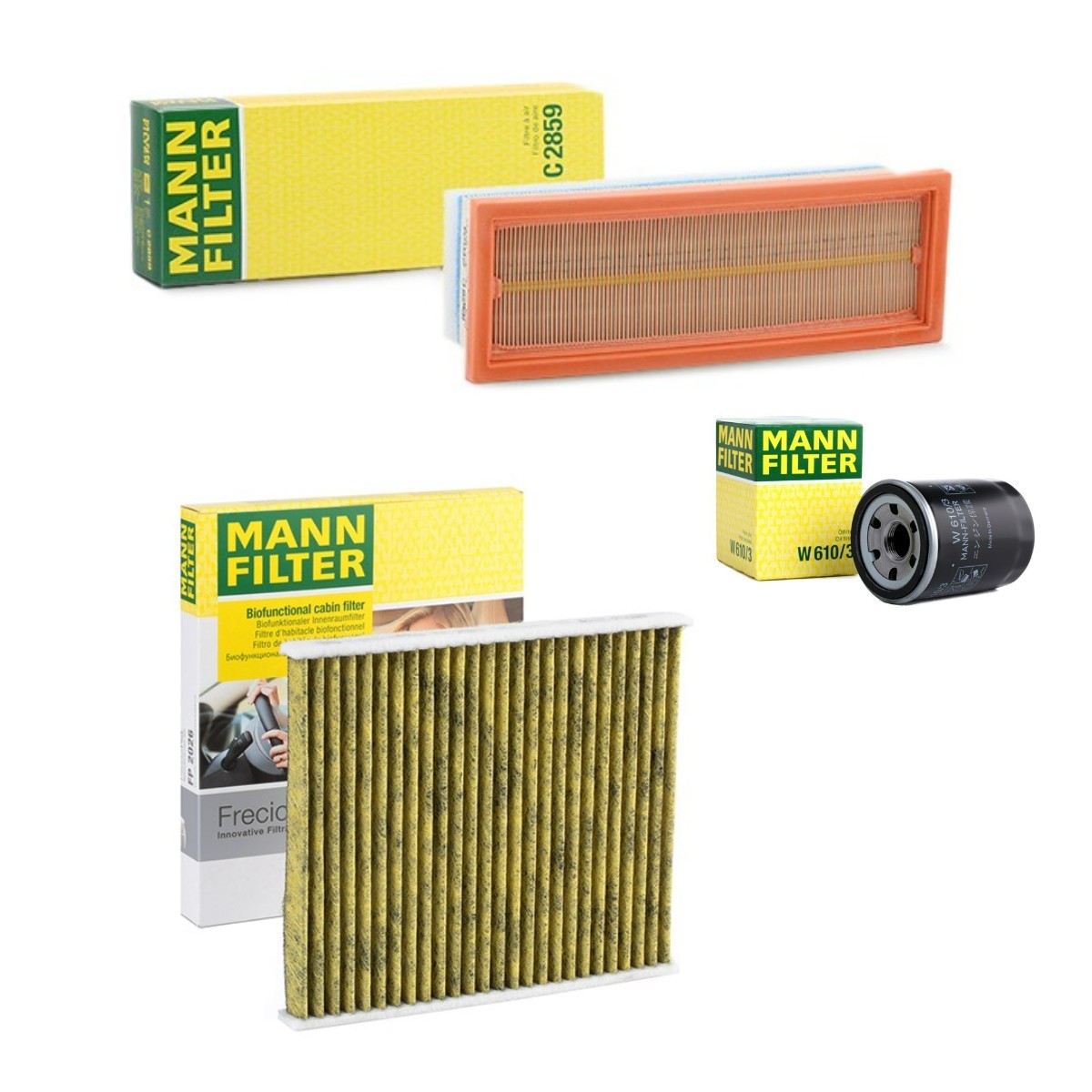 MANN-FILTER Suodatinsarja MNF4055N0196 MANN-FILTER MNF4055N0196 Fiat Talento 296 suodatinsarja