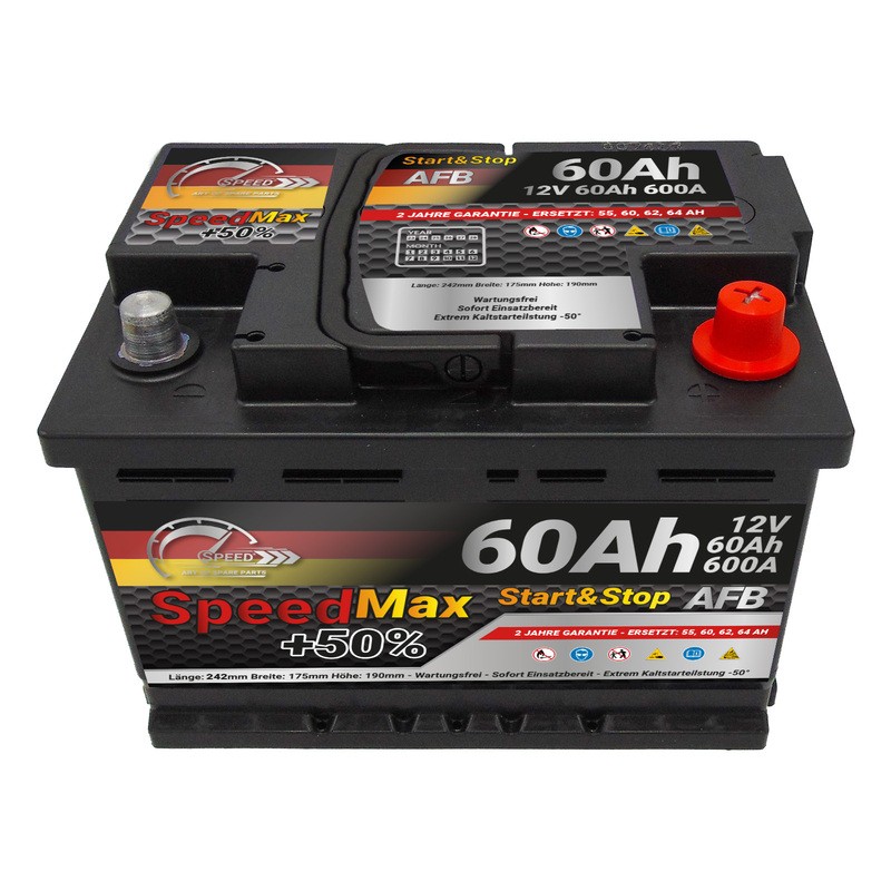 Batteria SPEED SPEEL260AFBMAX SPEED SPEEL260AFBMAX Batterie Start-Stop Nissan JUKE 2021