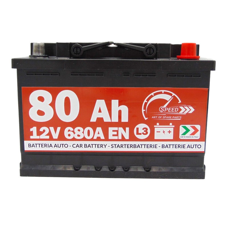 SPEED Startbatteri SPEEL380 Bilbatteri Nissan R52 SPEEL380 SPEED