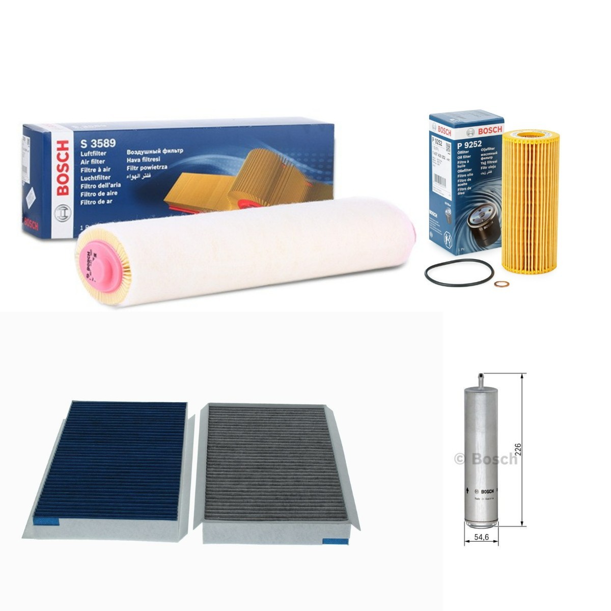 BOSCH Filter - Sada BSH4055N0189 BOSCH BSH4055N0189 Filter - sada BMW E81 cena